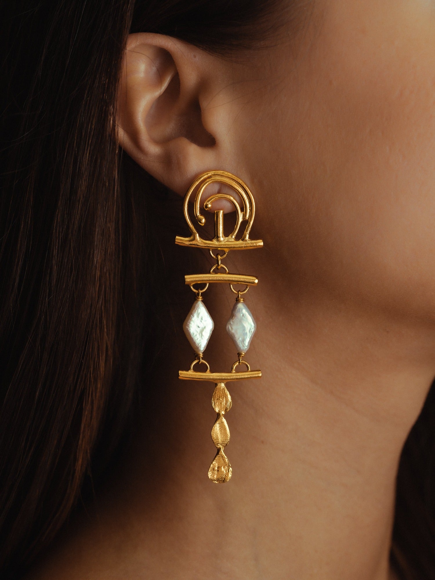 The Shell Diver Earrings