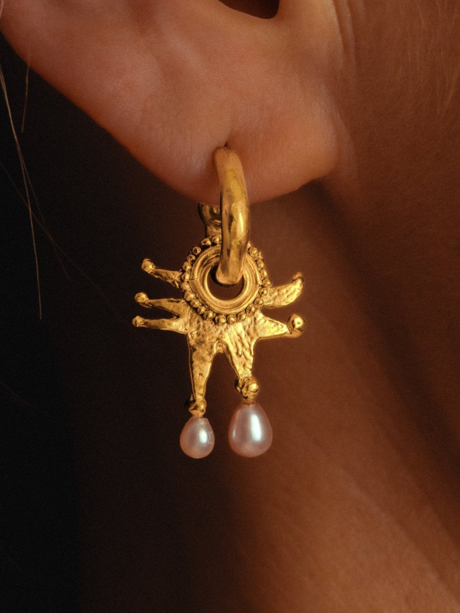 The Pearly Moon Clown Costume Hoops