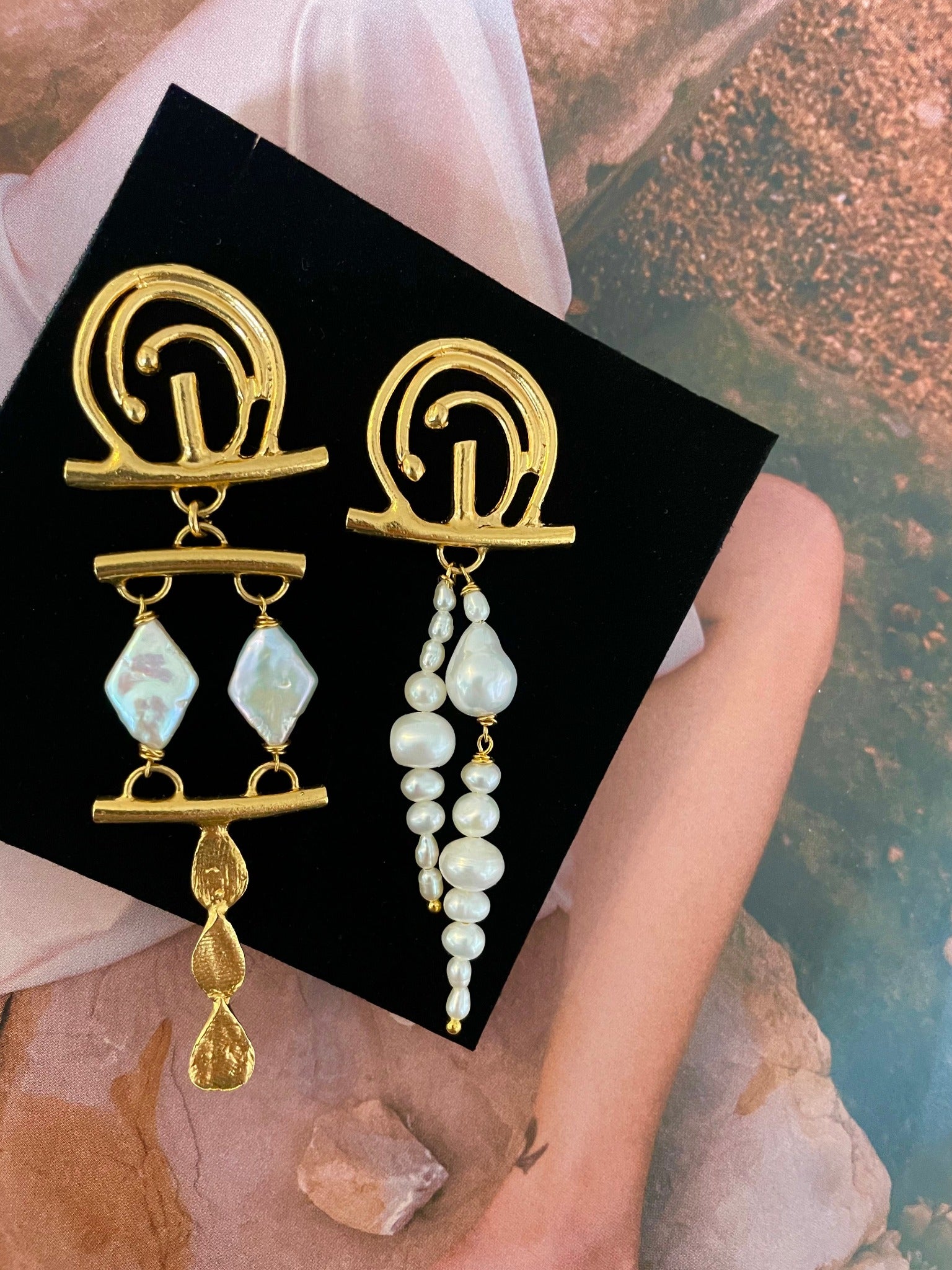The Shell Diver Earrings