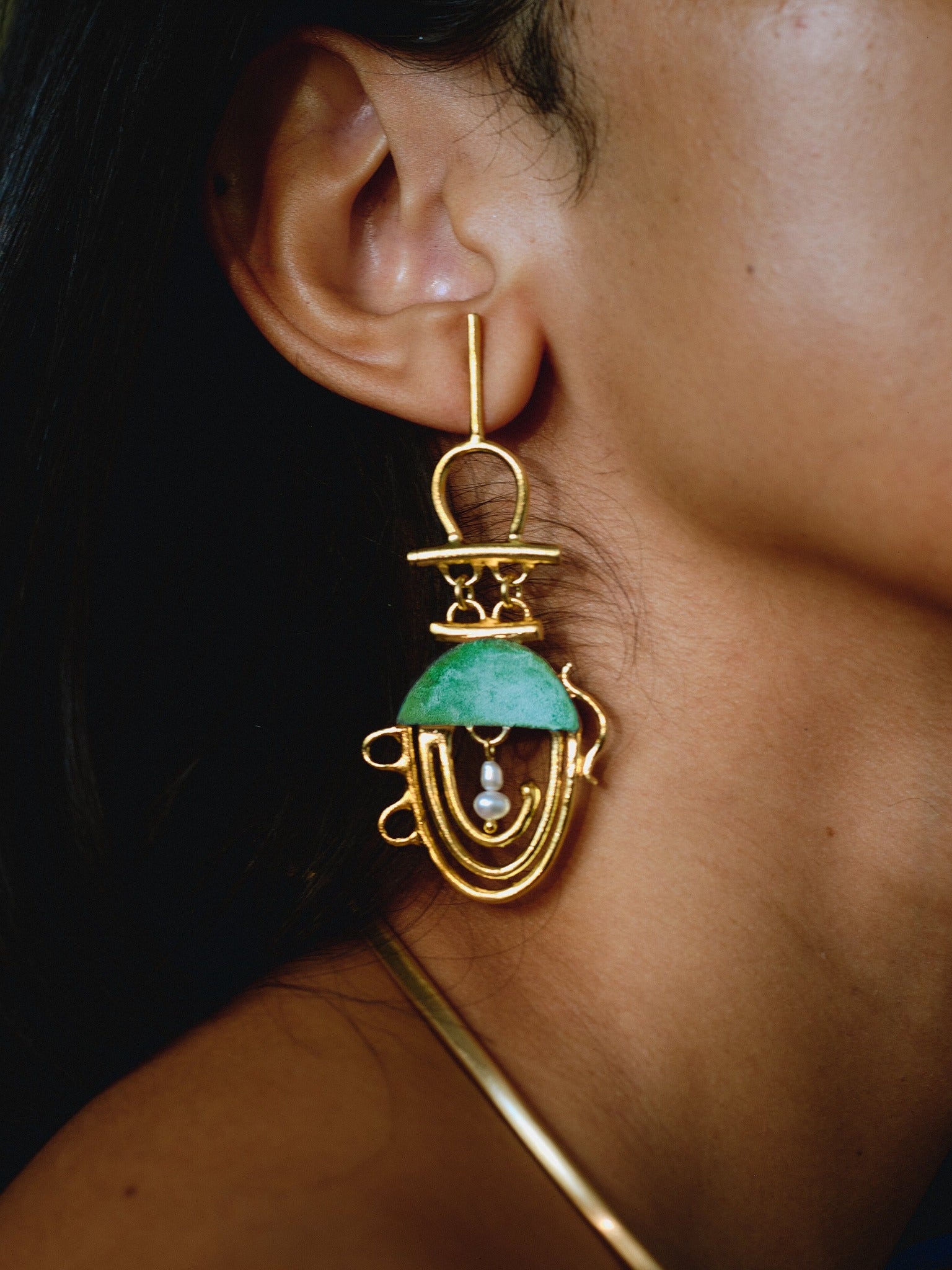 Tiffany green deals earrings
