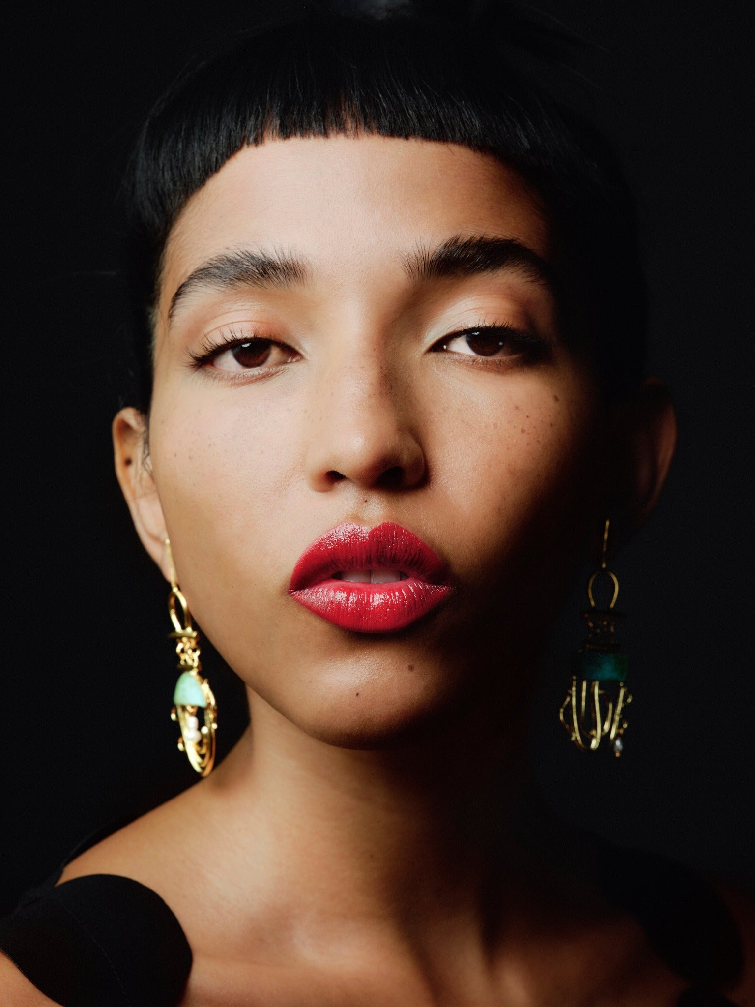 Tiffany green sale earrings